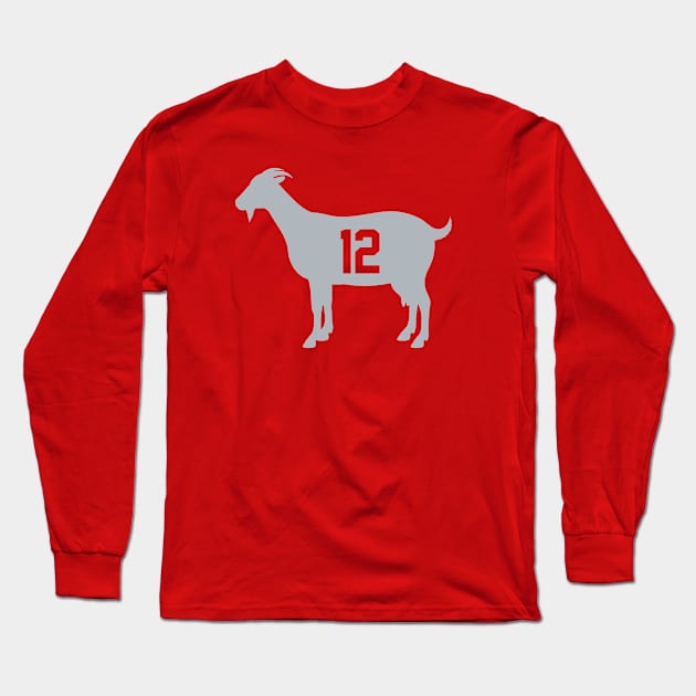 New England Patriots GOAT Long Sleeve T-Shirt by N8I